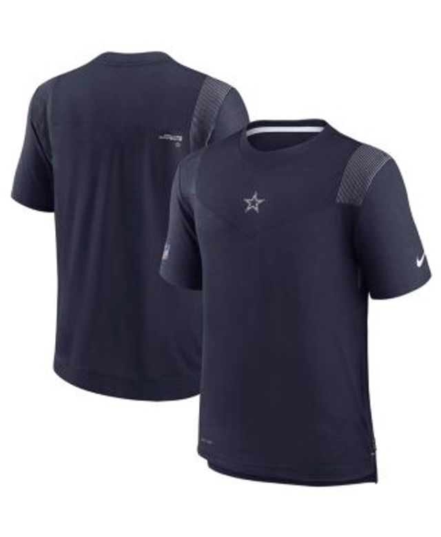 Men's Nike Navy Dallas Cowboys Sideline Tonal Logo Performance Player Long  Sleeve T-Shirt