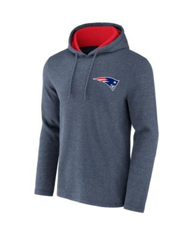 Starter Men's Heather Charcoal, Navy New England Patriots Extreme Pullover  Hoodie - Macy's