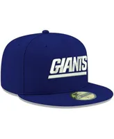 Men's New Era Royal New York Giants Omaha Throwback Low Profile 59FIFTY Fitted  Hat