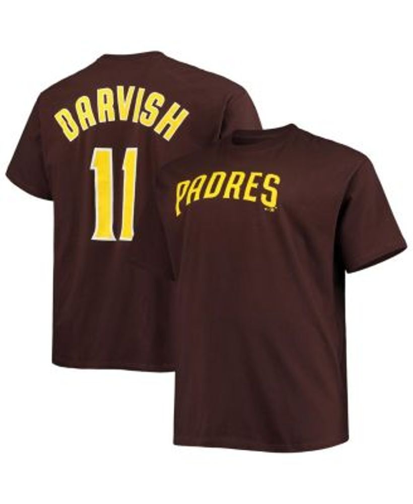 Men's Nike Fernando Tatis Jr. Brown San Diego Padres Name & Number T-Shirt