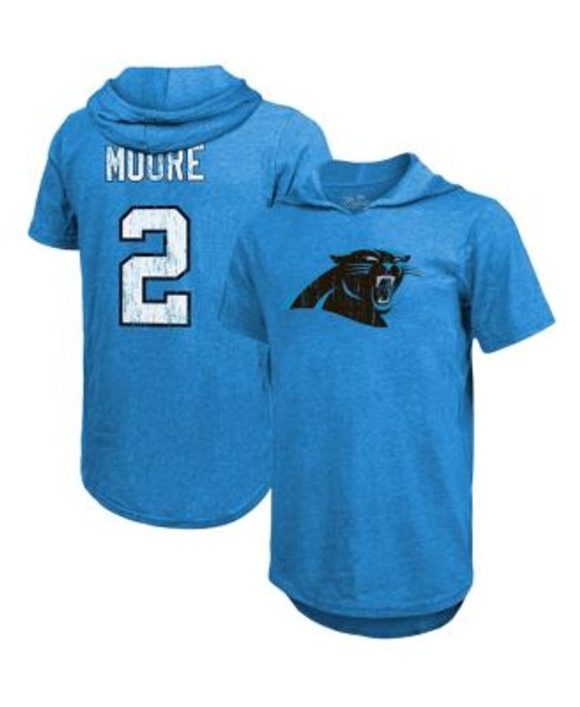 Majestic Men's Threads D.J. Moore Blue Carolina Panthers Player