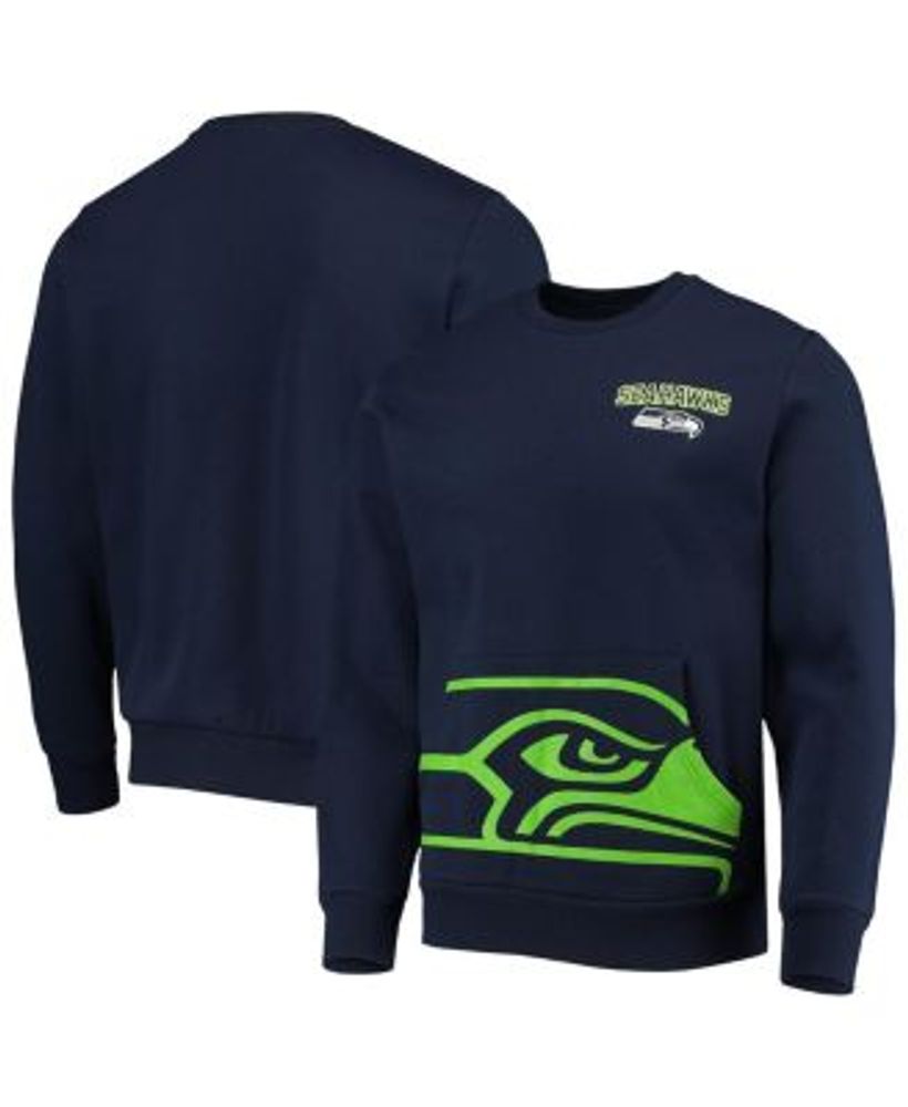 Seattle Seahawks Nike Historic Raglan Crew Performance Sweater