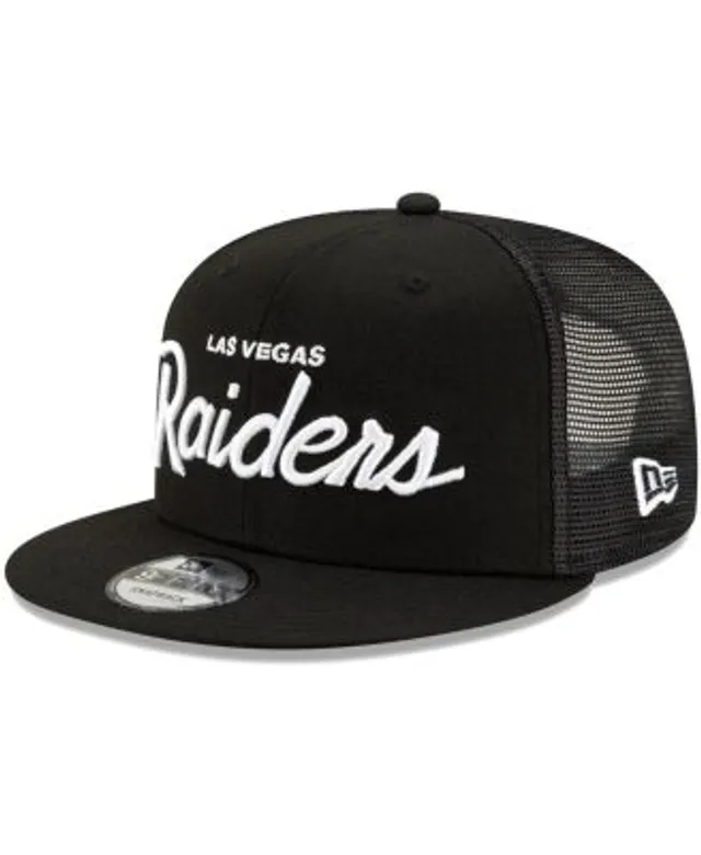 New Era 9Fifty Las Vegas Raiders Foam Trucker Snapback Hat Black