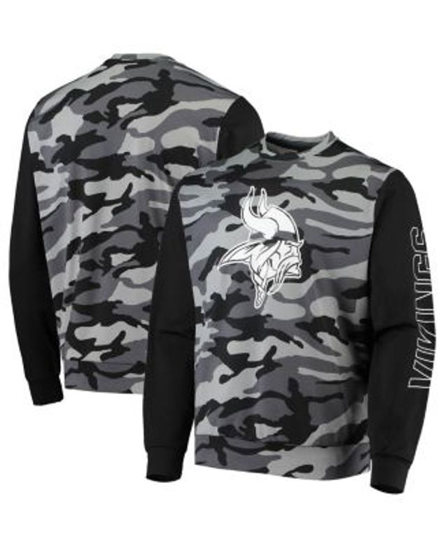 Men's MSX by Michael Strahan Black New Orleans Saints Camo Long Sleeve  T-Shirt