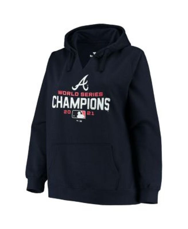 Nike Atlanta Braves 2021 World Series Pullover Hoodie Youth Medium