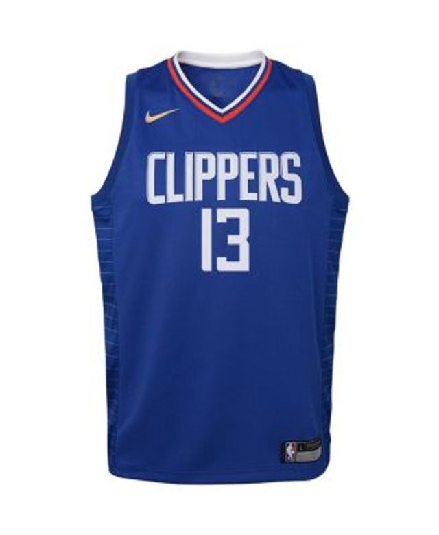 Lids Paul George LA Clippers Nike Youth 2020/21 Swingman Player Jersey Gray  - Earned Edition