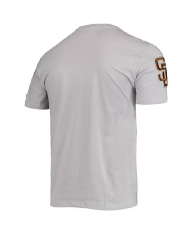 Men's Fanatics Branded Brown San Diego Padres Team Logo Lockup T-Shirt