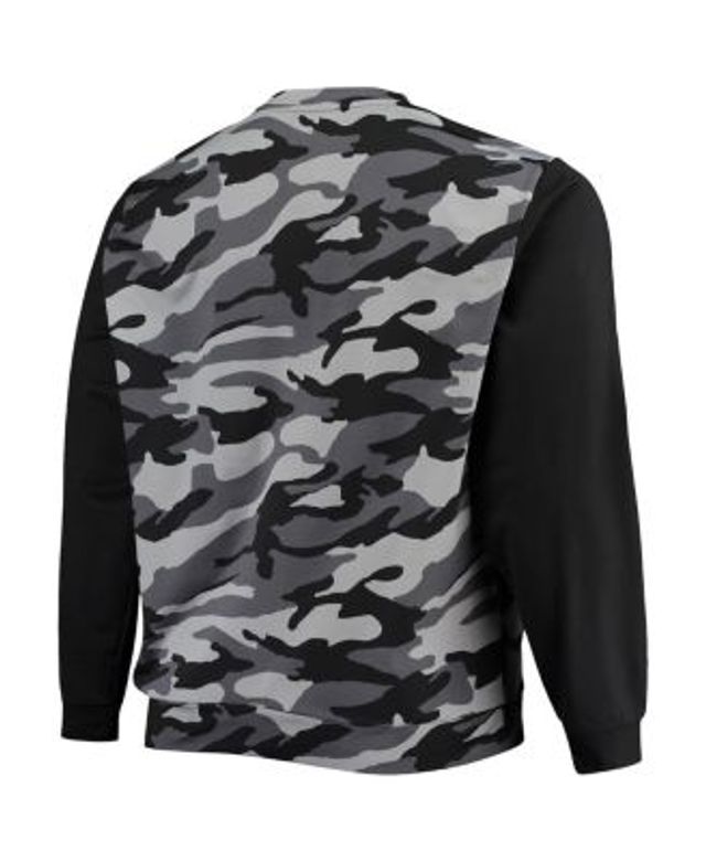 Men's FOCO Black Philadelphia Eagles Camo Long Sleeve T-Shirt