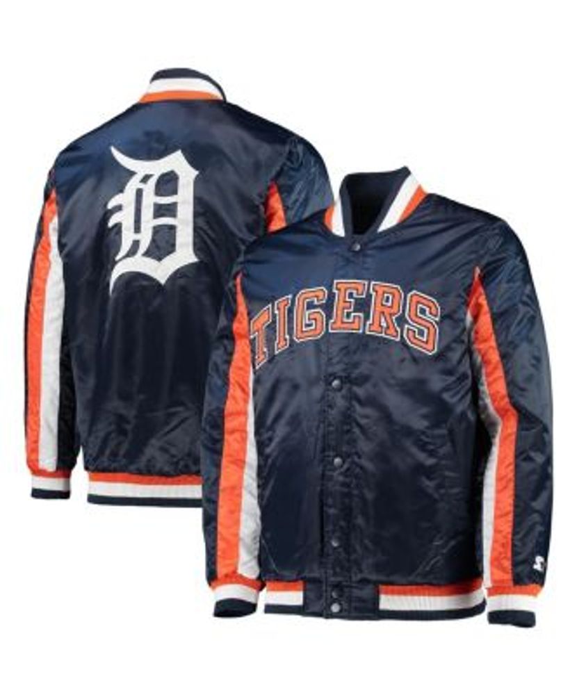 Men's Detroit Tigers Pro Standard Navy/White Varsity Logo Full-Zip Jacket