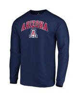 Men's Fanatics Branded Navy Arizona Wildcats Campus Long Sleeve T