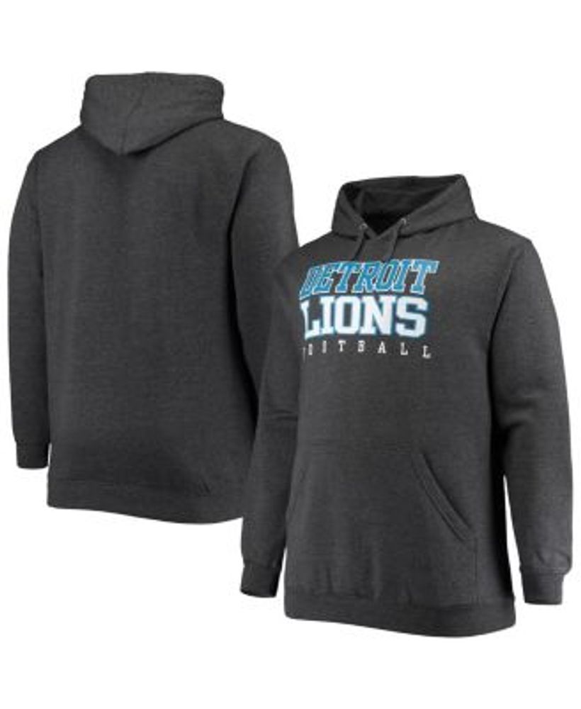 Fanatics Women's Branded Heathered Gray Detroit Lions Plus Size