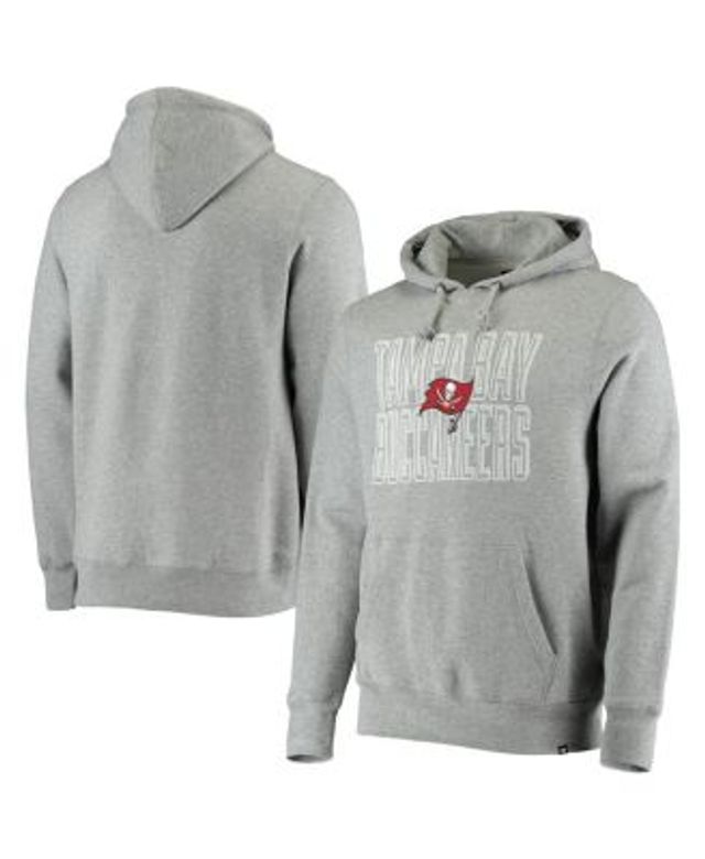 Men's '47 Heathered Gray Tampa Bay Buccaneers Pregame Headline Pullover  Hoodie 