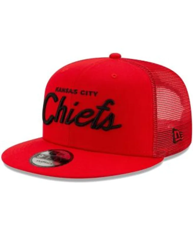 New Era Men's White, Red Kansas City Chiefs Sparky Original 9FIFTY