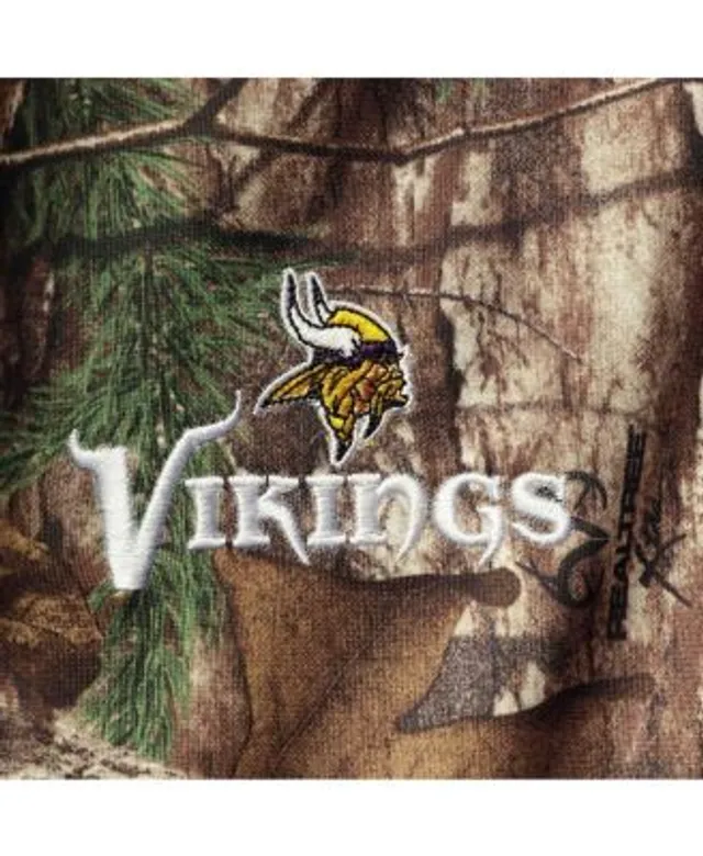 Men's Dunbrooke Realtree Camo Minnesota Vikings Trophy Tech Fleece Full-Zip  Hoodie