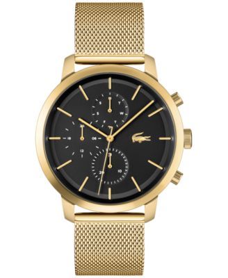 Men's Replay Gold-Tone Mesh Bracelet Watch 44mm