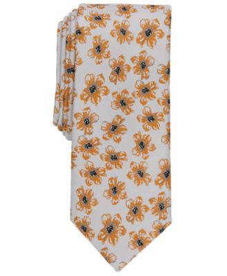 Men's Coco Skinny Floral Tie, Created for Macy's 