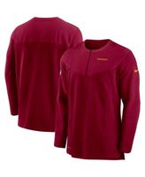 Men's Nike Burgundy Washington Football Team Sideline Half-Zip UV Performance Jacket Size: Medium