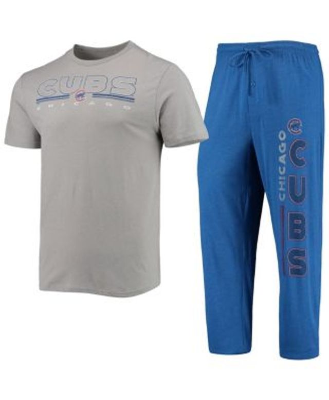 Profile Men's Heathered Charcoal Chicago Cubs Jersey Sleep Pants