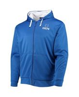 Men's Dunbrooke Blue/White Detroit Lions Apprentice Full-Zip Hoodie Size: Large