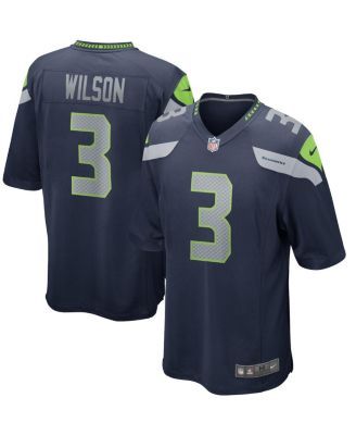 Seattle Seahawks NFL Colour Jersey Russell Wilson COLLEGE NAVY