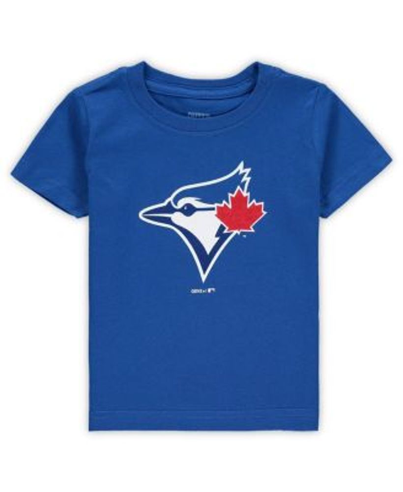 Outerstuff Toronto Blue Jays Girls Kids White Pink Cool Base Blank