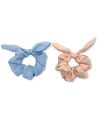 2-Pc. Bow Hair Scrunchie Set, Created for Macy's