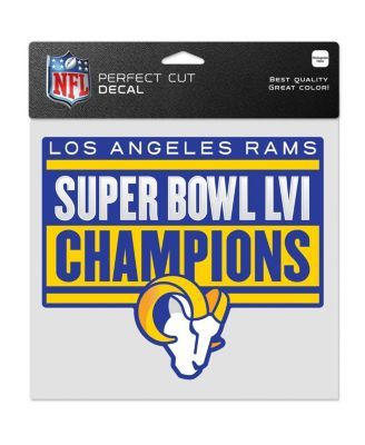 WinCraft Los Angeles Rams Super Bowl LVI Champions 6'' x 6'' All Surface  Decal