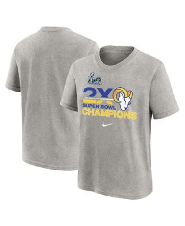 Nike Big Boys White Los Angeles Rams Super Bowl LVI Champions Hometown T- shirt - Macy's