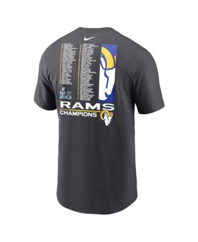 Men's Fanatics Branded Royal Los Angeles Rams Super Bowl LVI Champions Big  & Tall Parade Long Sleeve T-Shirt