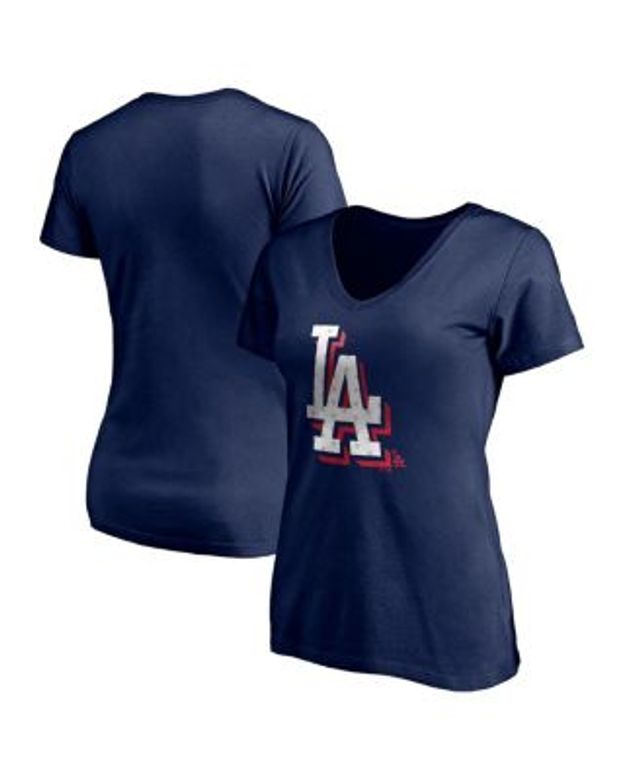 Colorado Rockies Fanatics Branded Women's Red White & Team V-Neck T-Shirt -  Navy