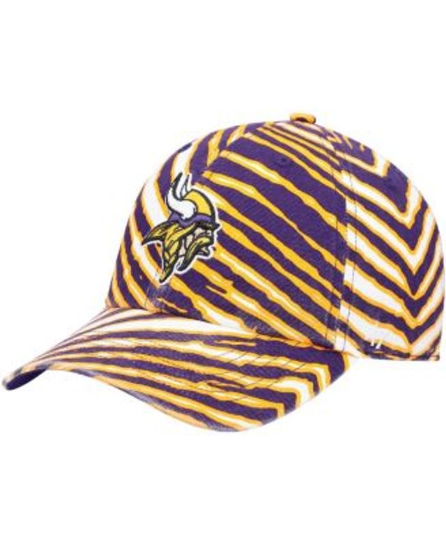 Men's Minnesota Vikings '47 Cream/Purple Sidestep Clean Up Adjustable Hat