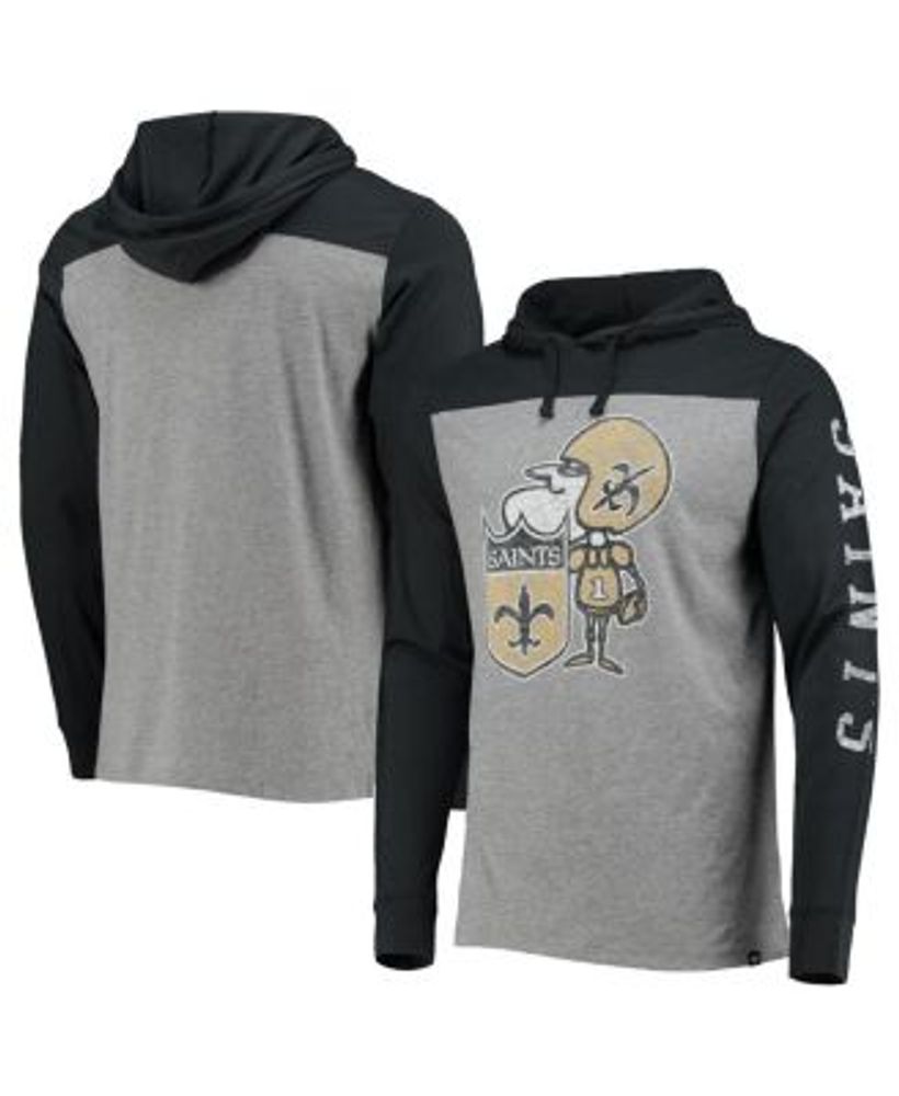 New Orleans Saints Nike Throwback Raglan Long Sleeve T-Shirt