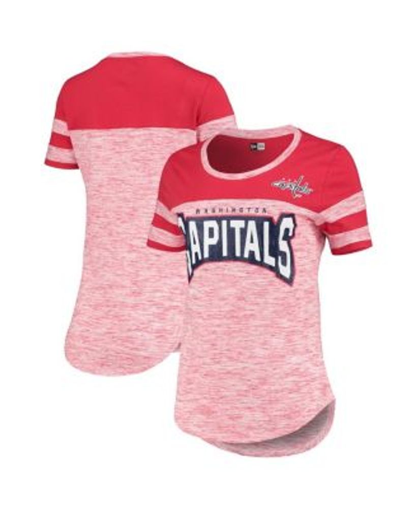 New Era Women's Navy Atlanta Braves Team Stripe T-shirt