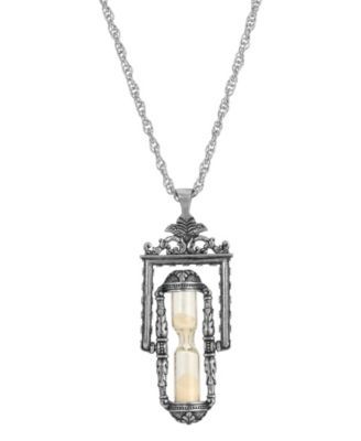 Women's Hourglass Pendant Necklace