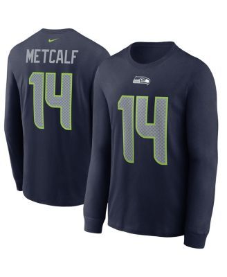 Men's Nike 12s Neon Green Seattle Seahawks Color Rush Player Name & Number  Tank Top