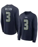 Men's Nike Russell Wilson College Navy Seattle Seahawks Game Player Jersey