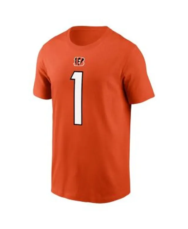 Men's Nike Ja'Marr Chase Black Cincinnati Bengals Player Name & Number T-Shirt Size: Large