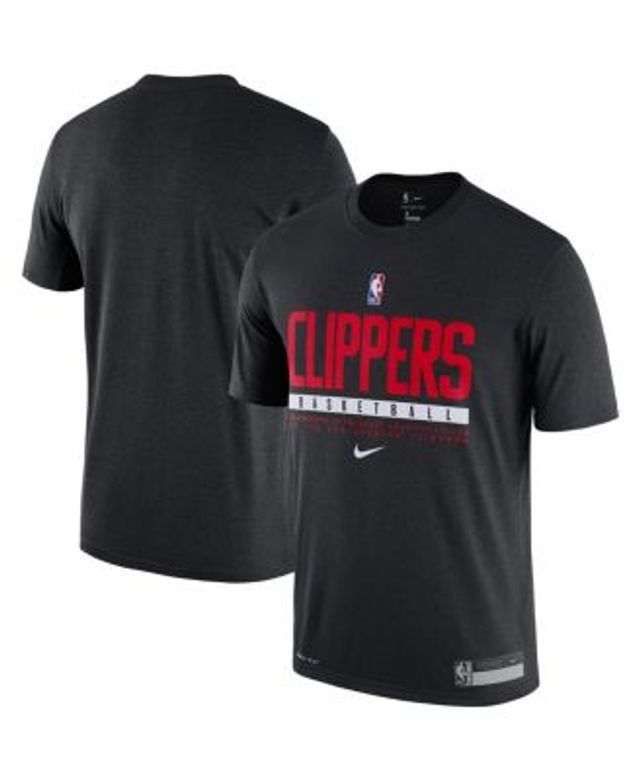 Men's Nike Black La Clippers Essential Practice Legend Performance Long Sleeve T-Shirt