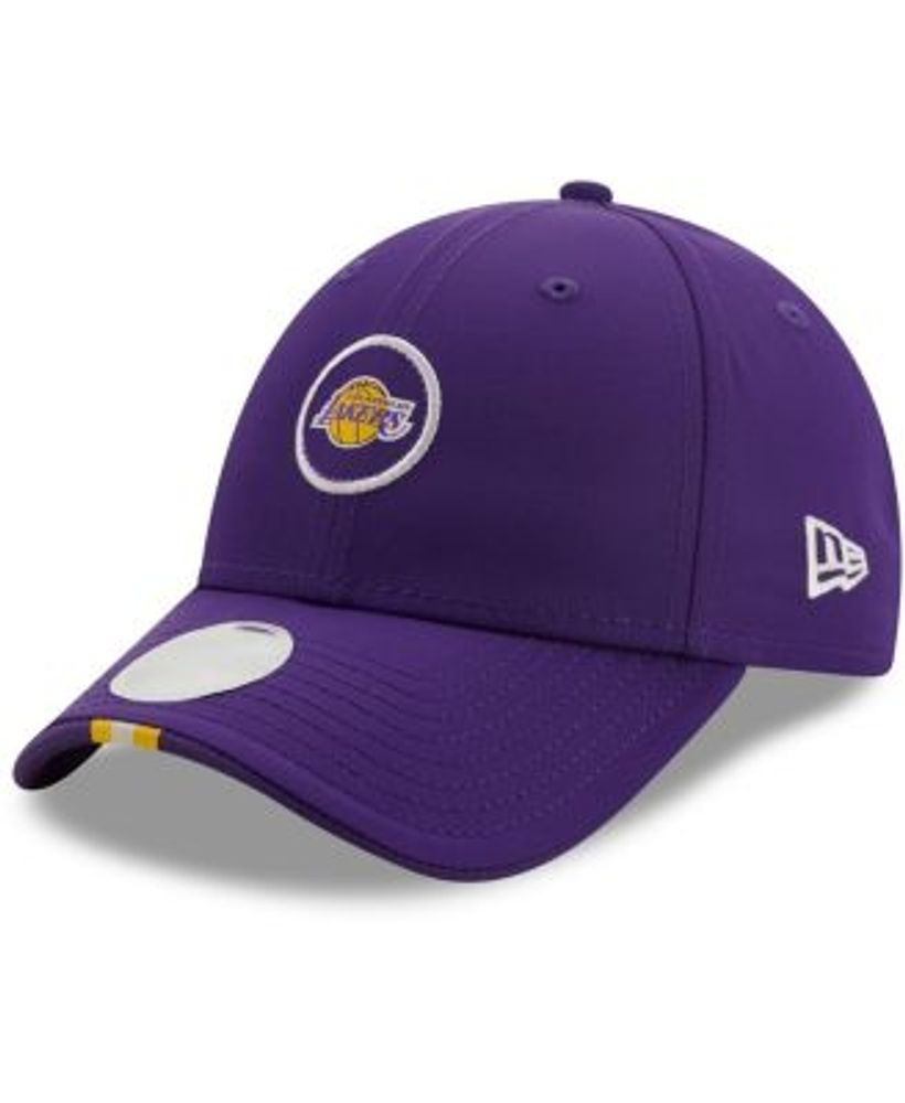 New Era Women's Purple Los Angeles Lakers Bloom Print 9Twenty Adjustable Hat