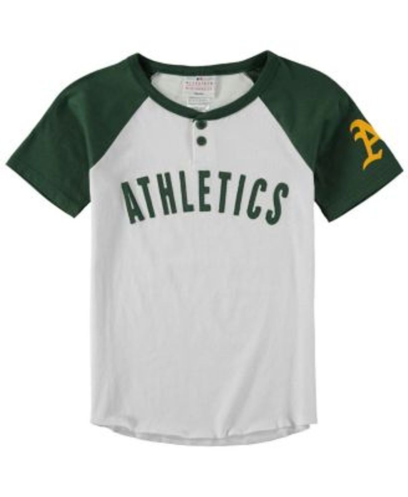 Green Nike MLB Oakland Athletics Cooperstown Jersey