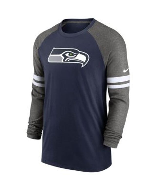 Nike Seattle Seahawks Dri-Fit Raglan Long Sleeve Performance T-Shirt