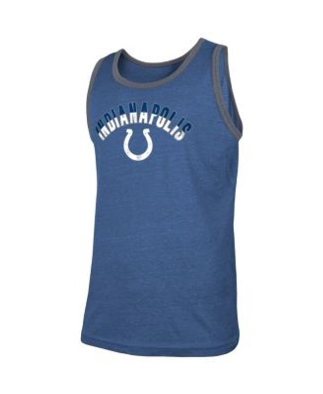 Lids Los Angeles Rams New Era Ringer Tri-Blend Tank Top - Heathered Royal