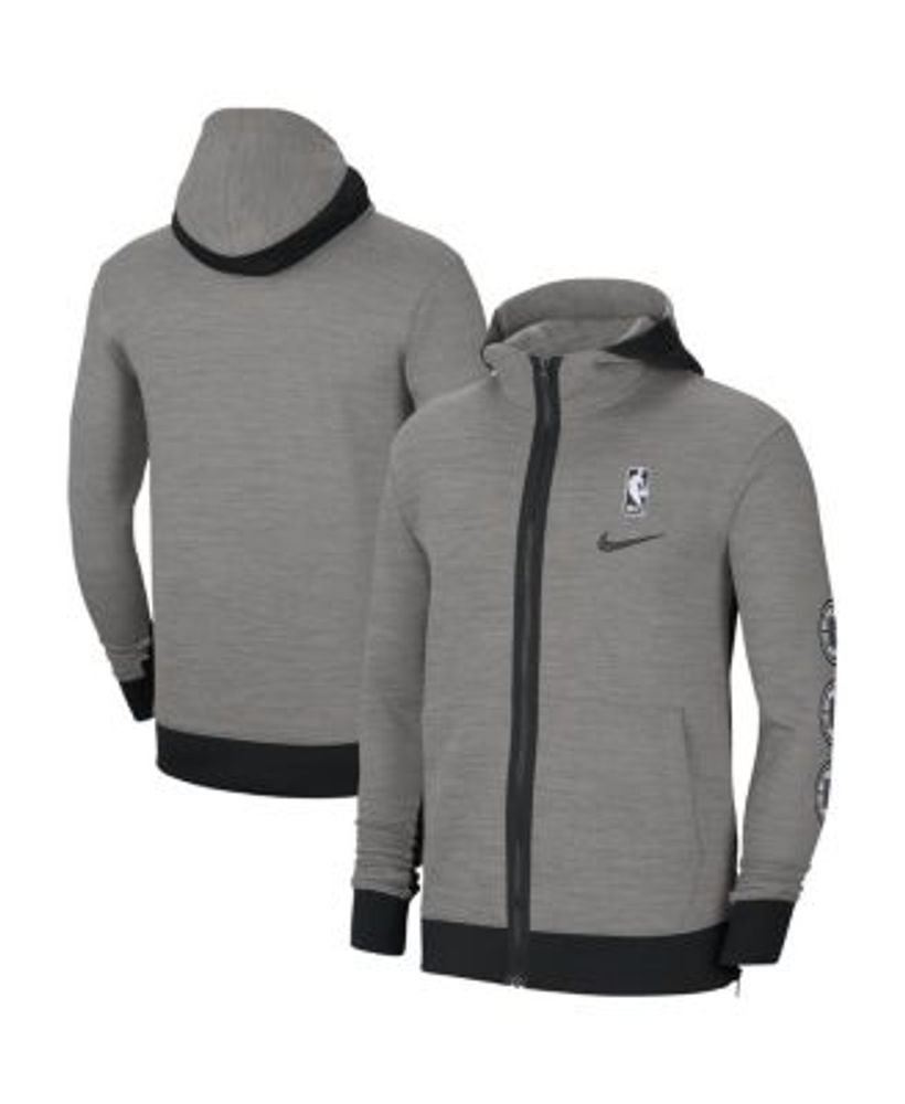 Los Angeles Lakers Nike Youth Showtime Performance Full-Zip Hoodie -  Heathered Gray