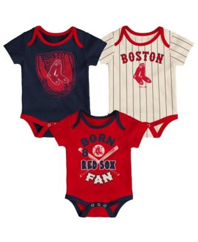 Outerstuff Unisex Infant Navy and Red and Cream St. Louis Cardinals Future  Number One Creeper Three-Pack