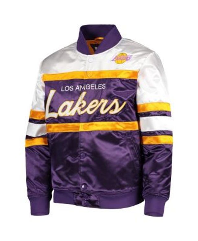 Los Angeles Lakers Mitchell & Ness Boys Youth Satin Jacket Black