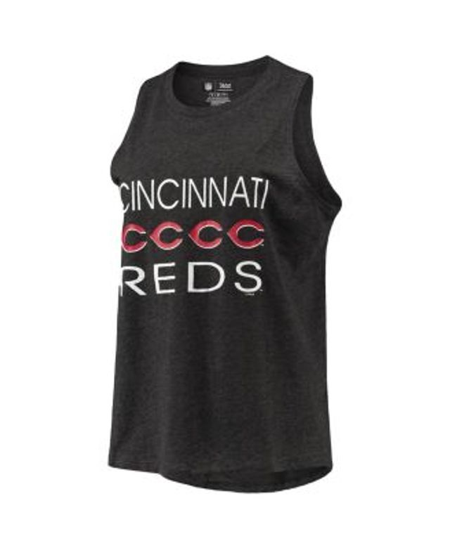 Women's Cincinnati Reds DKNY Sport Red Marcie Tank Top