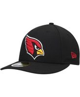New Era Men's Black Arizona Cardinals Omaha Low Profile 59FIFTY Fitted Hat