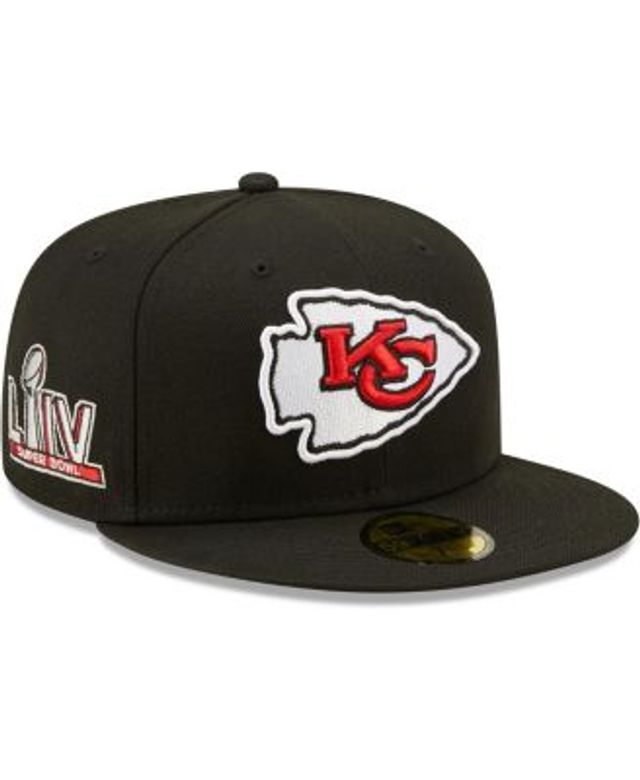 New Era Men's New Era Red/Gold Kansas City Chiefs Super Bowl LIV Letterman  59FIFTY Fitted Hat