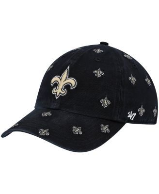 Women's '47 White New Orleans Saints Confetti Clean Up Adjustable Hat