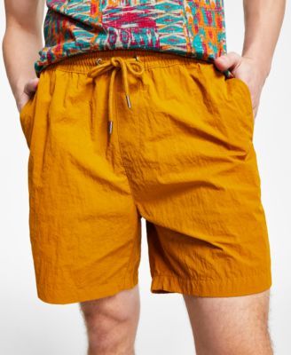 Men's Brandon Regular-Fit Nylon Water Resistant Pull-On Shorts, Created for Macy's